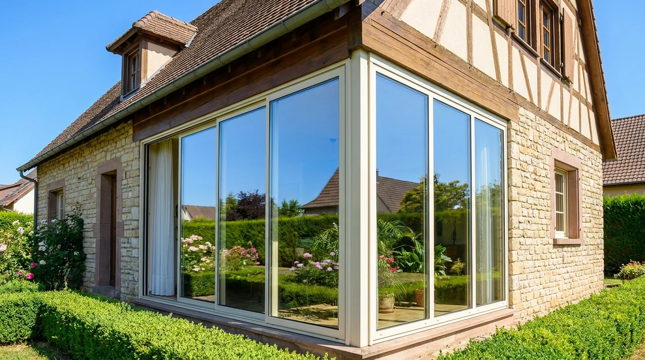 Vitres d'une maison nettoyées sans trace à Rixheim