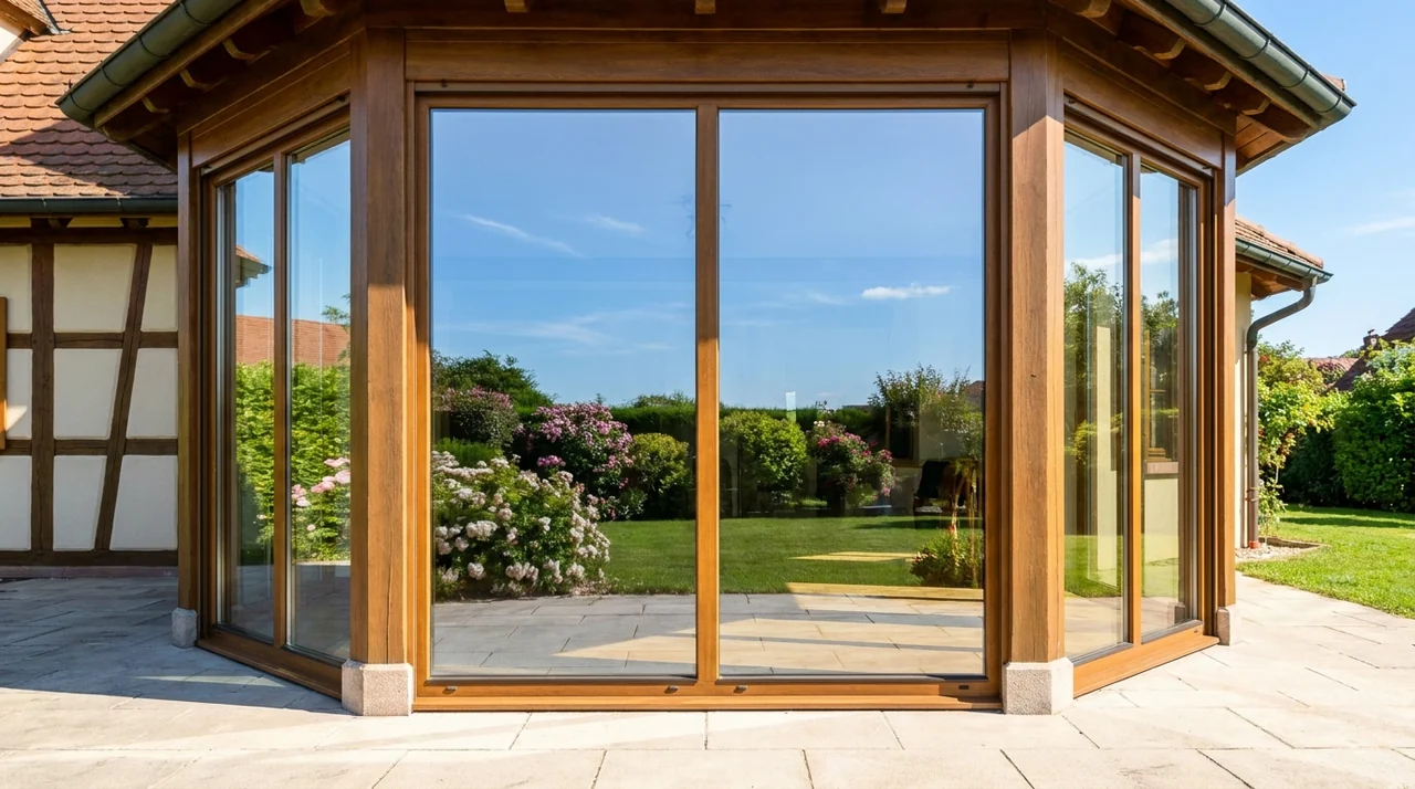 Vitres d'une maison nettoyées sans trace à Saint-Louis